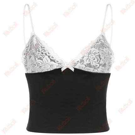 crop tank top suspender type